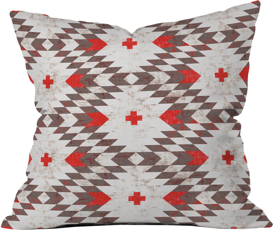 East Urban Home Native Rustic Throw Pillow Wayfair