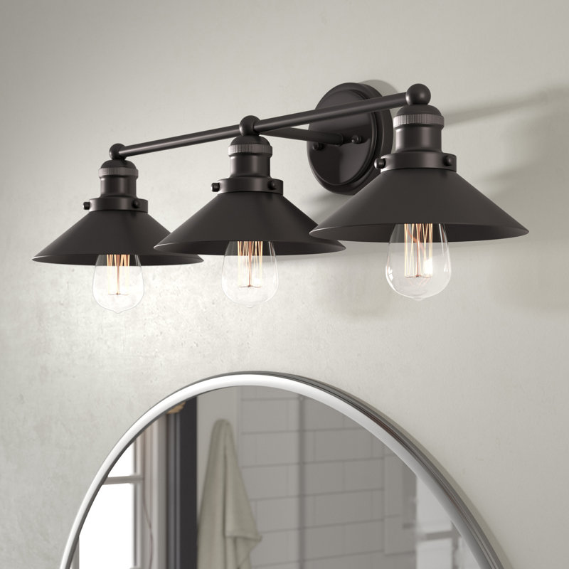 Williston Forge Lynch 3 Light Oil Rubbed Bronze Vanity Light Reviews Wayfair