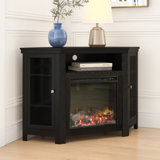 Corner Gas Fireplace Tv Stand Wayfair