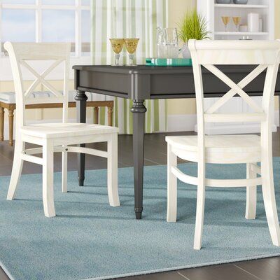 Beachcrest Home Wembley Solid Wood Dining Chair