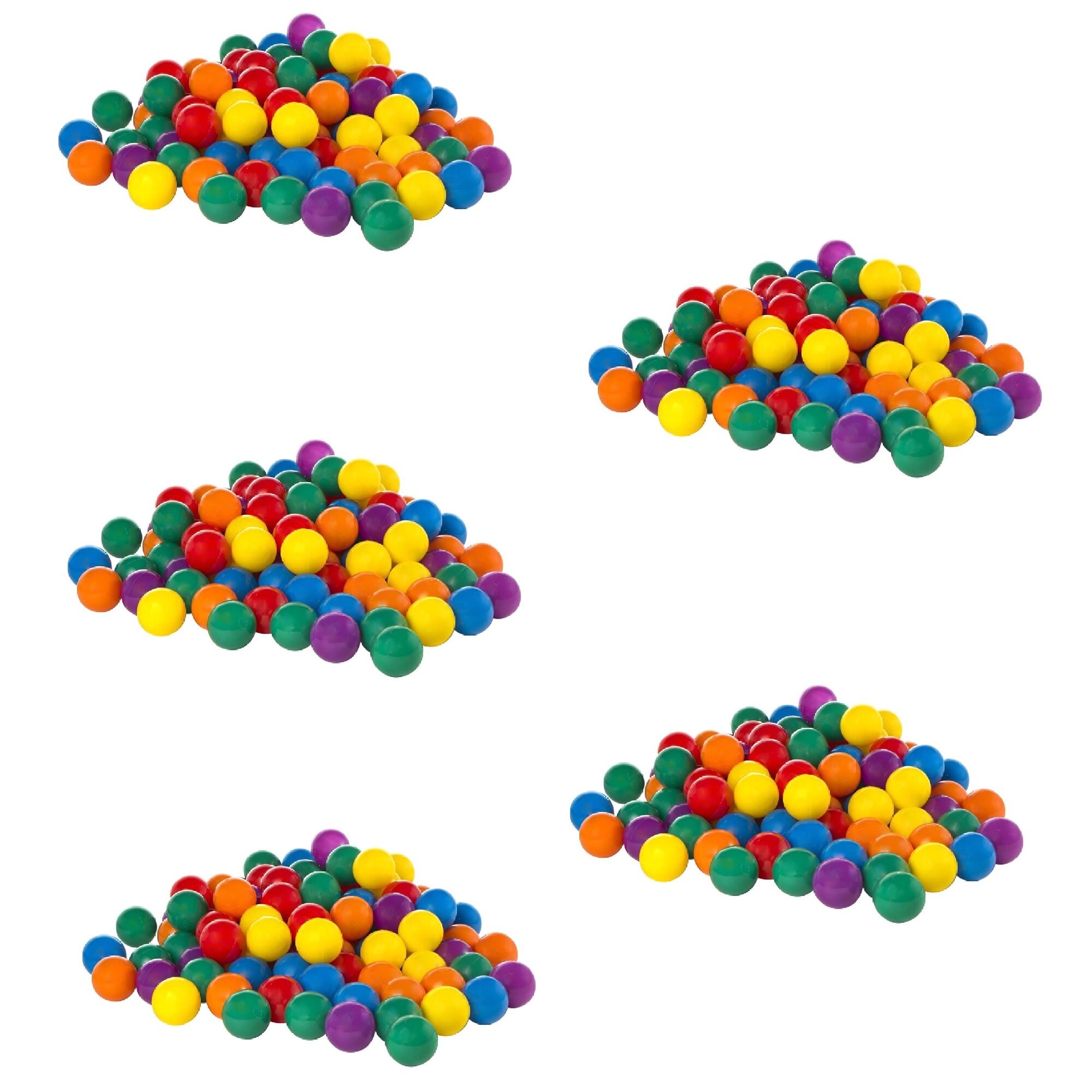 Details about    Intex 100-Pack Large Plastic Multi-Colored Fun Ballz For Ball Pits 2 Pack 