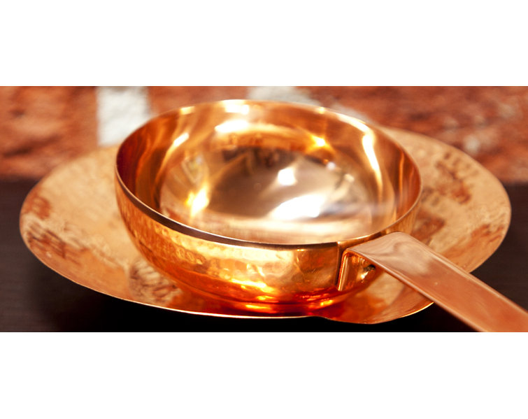 Gracie Oaks Hammered Copper Spoon Rest & Reviews Wayfair