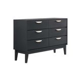 Black Mid Century Modern Dressers Chests Free Shipping Over 35 Wayfair