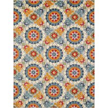 Modern Floral Area Rugs 3'1 x 5' Yellow 