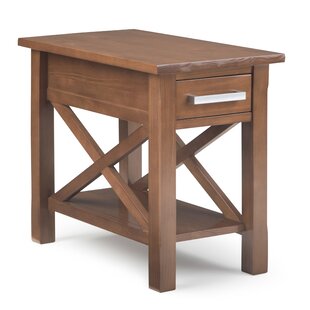 Burriss End Table With Storage By Charlton Home