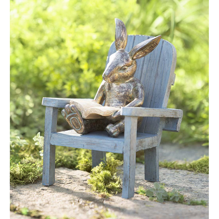 Plow & Hearth Reading Rabbit Garden Statue & Reviews | Wayfair.ca