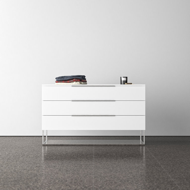 Rania 3 Drawer Standard Dresser Chest Reviews Allmodern
