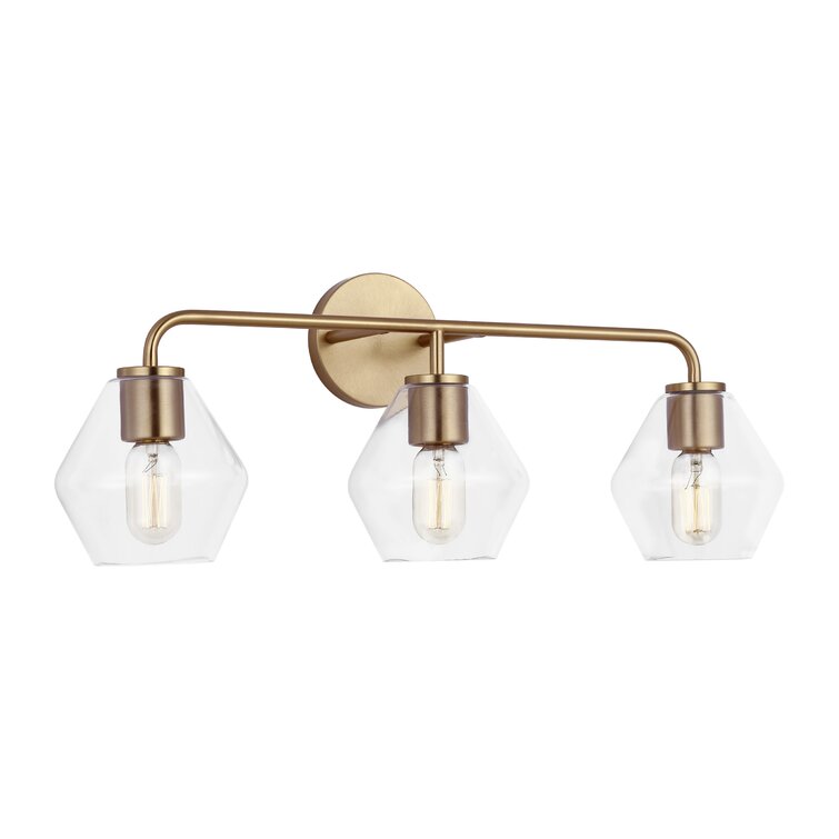 brass vanity light fixture