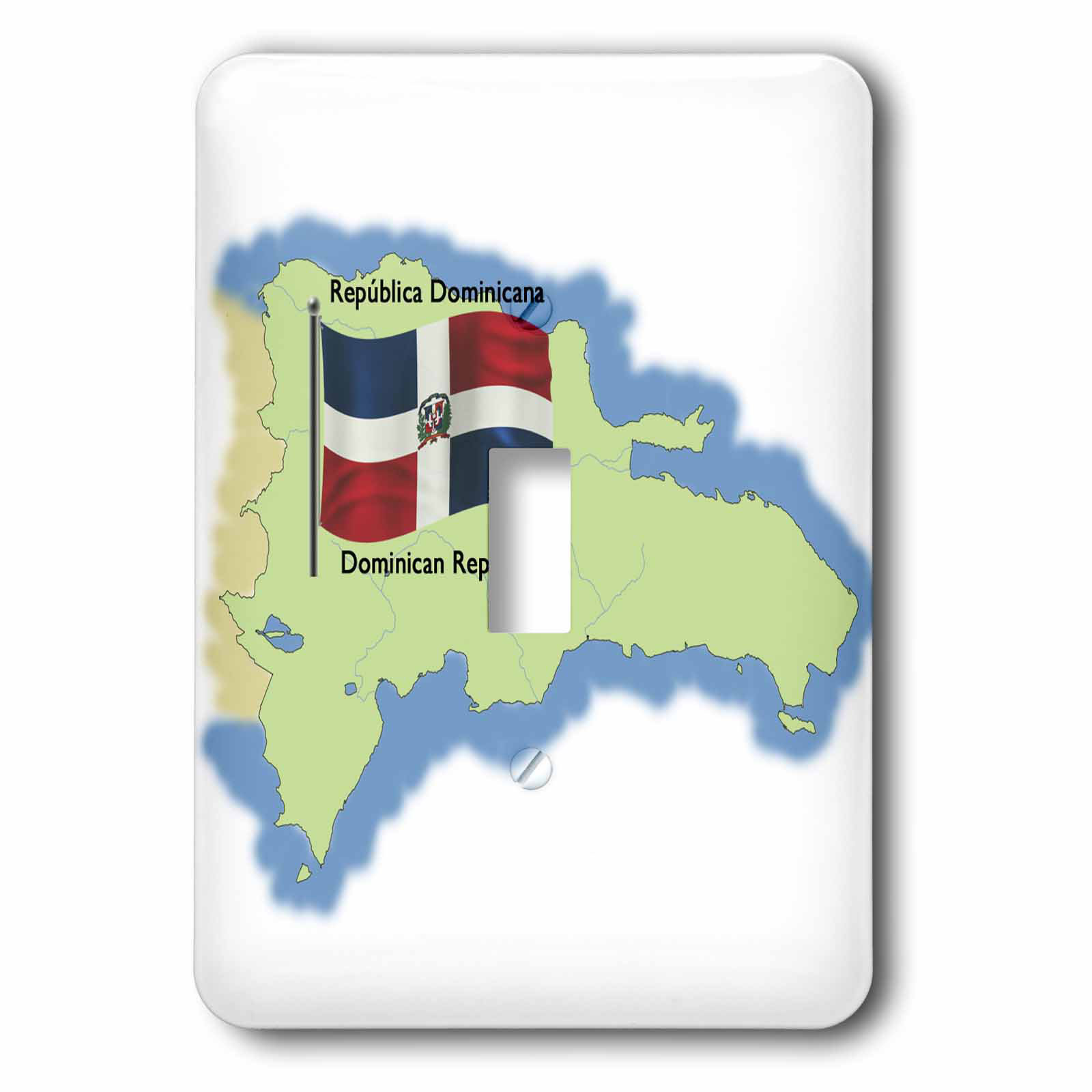 3drose The Dominican Republic 1 Gang Toggle Light Switch Wall Plate Wayfair