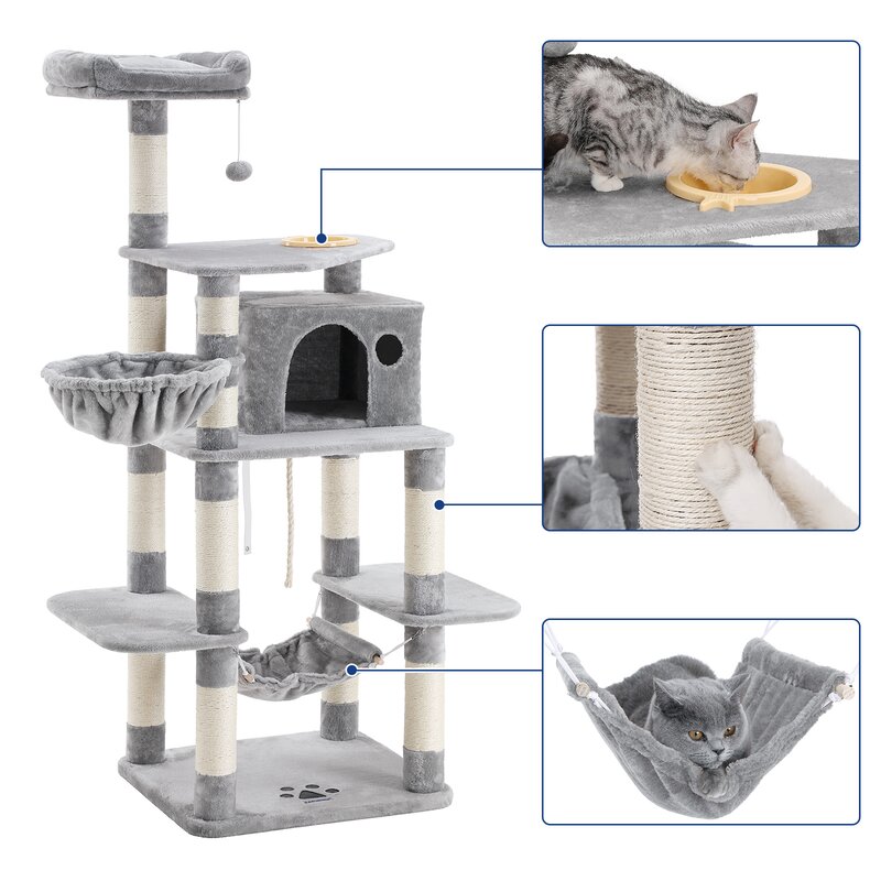 65 traditional cat tree