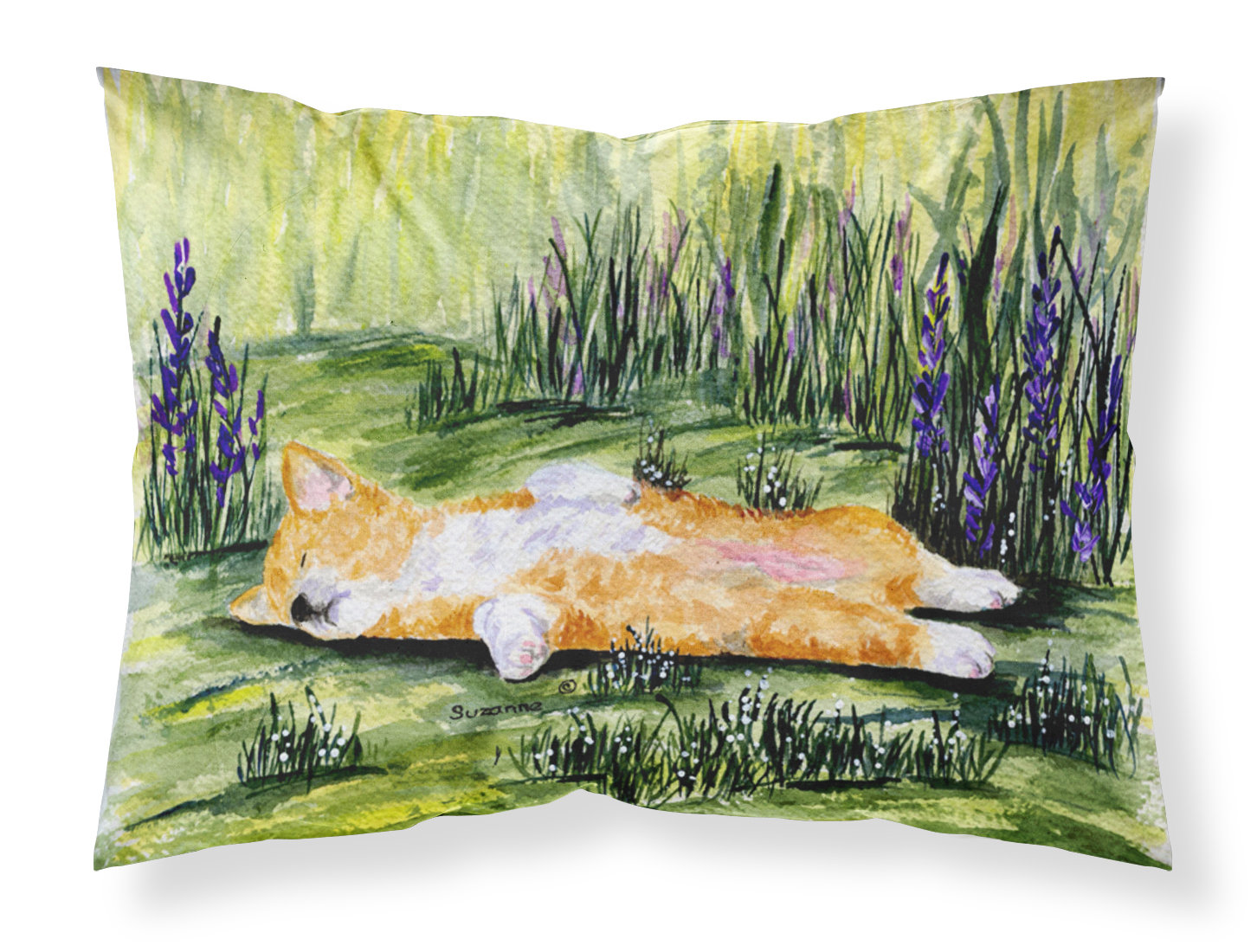 East Urban Home Corgi Moisture Wicking Pillowcase Wayfair