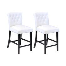 velvet white bar stools