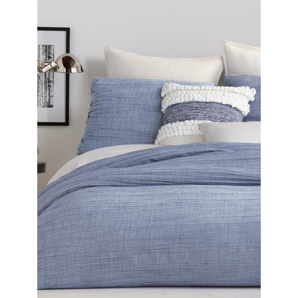DKNY City Pleat Single Duvet Cover & Reviews Wayfair