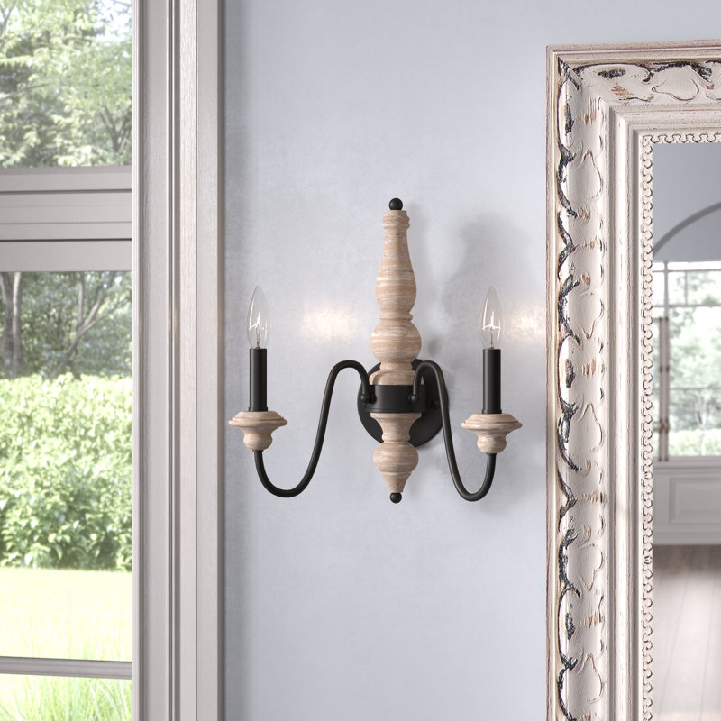 Kelly Clarkson Home Mignon Grey Wood And Bronze Farmhouse ...