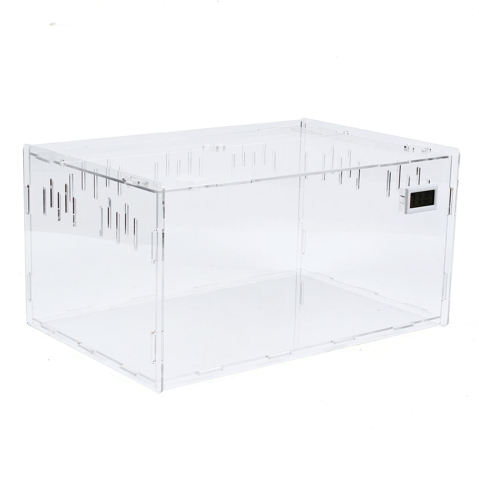Transparent Acrylic Pet Reptile Tank Insect Snake Breeding Breeder Rearing Box 