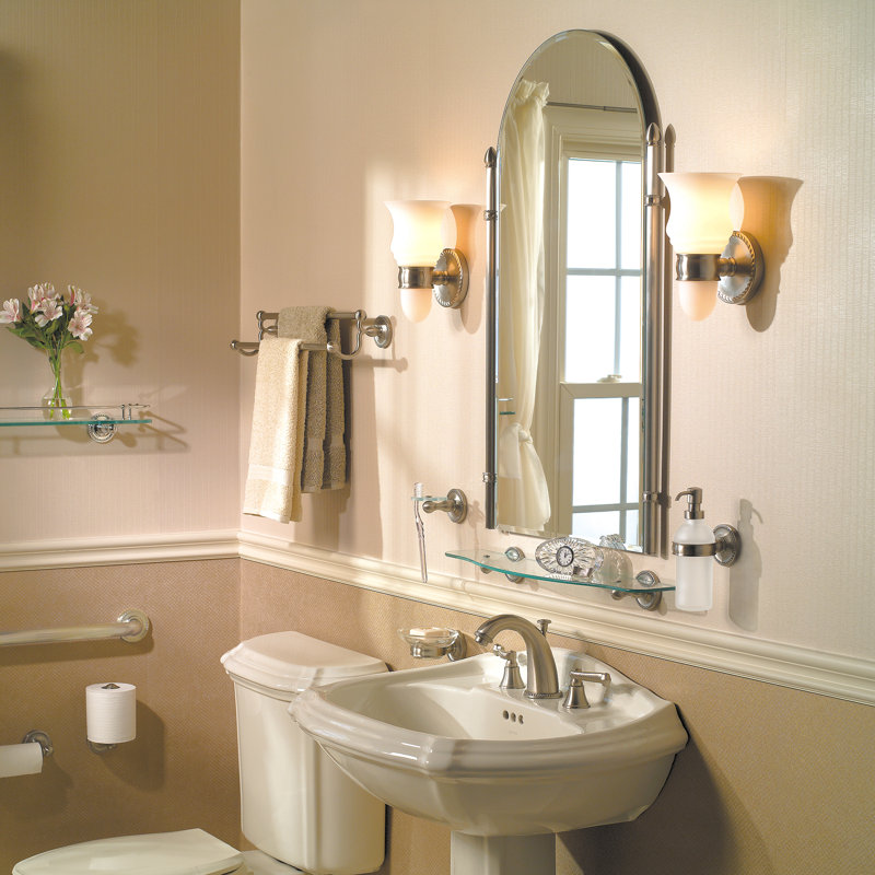 Ginger Canterbury Modern And Contemporary Beveled Vanity Wall Mirror Perigold