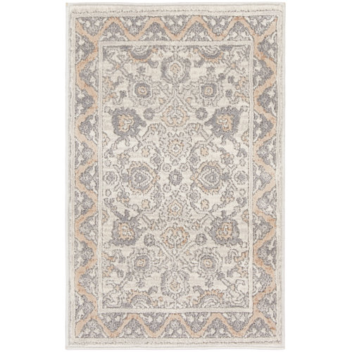 Nicole Curtis Beige/Gray Rug | Wayfair