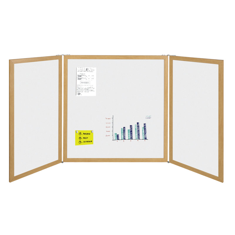 Mastervision Plus Dry Erase Conference Cabinet Wall Mounted