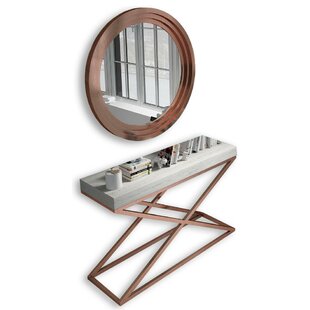 Laivai Console Table And Mirror Set By Everly Quinn