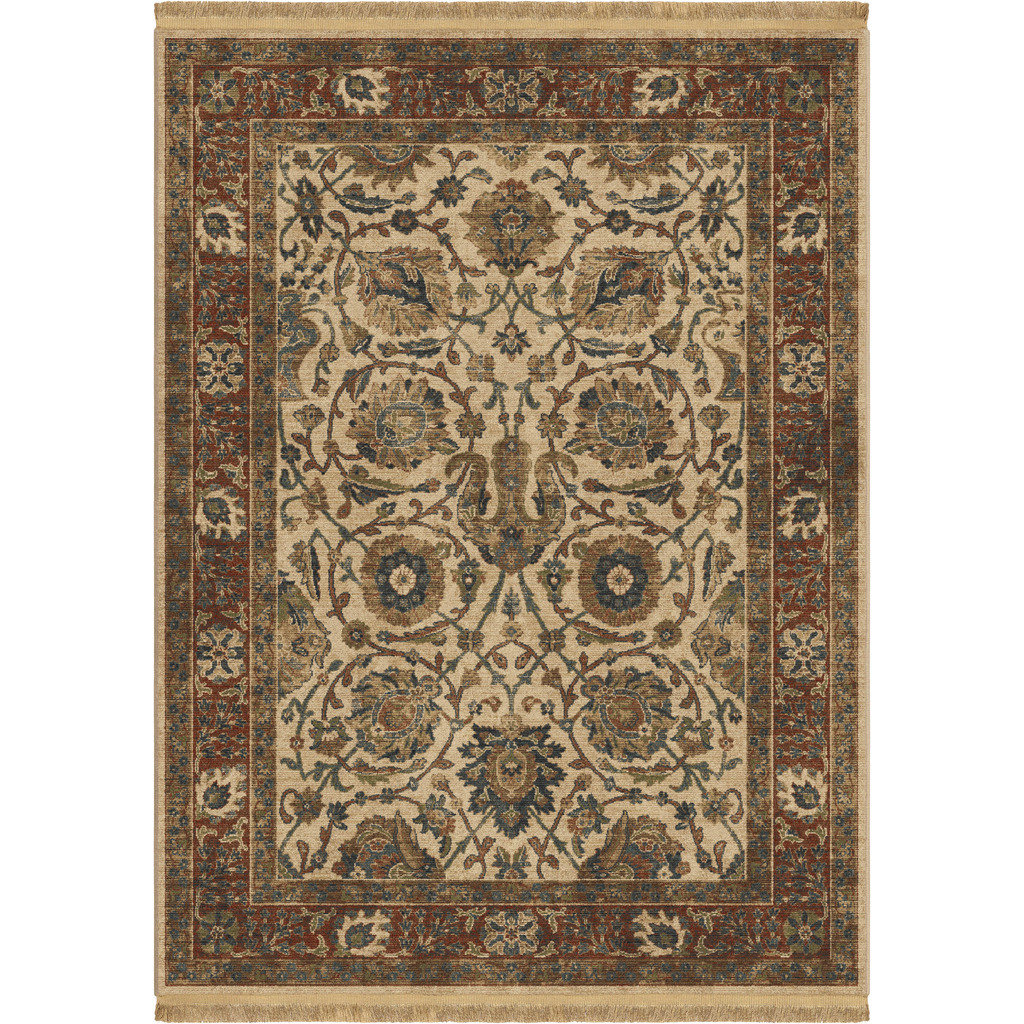 Alcott Hill Hinkley Persian V Ivory Area Rug Wayfair