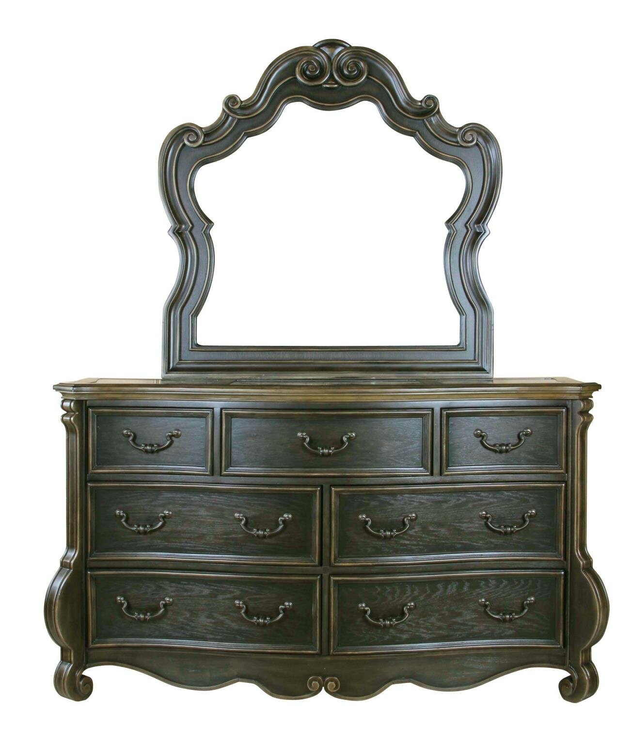 Fleur De Lis Living Aguila 7 Drawer Combo Dresser Wayfair