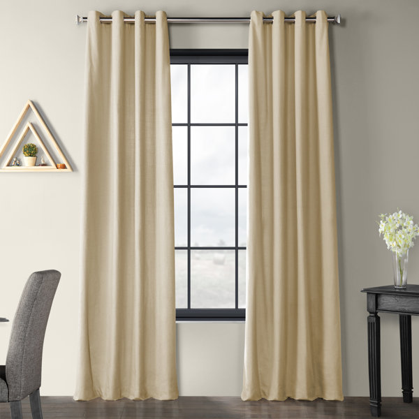 96 Inch Linen Curtains Wayfair