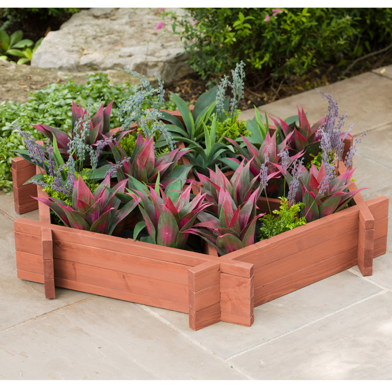 Leisure Season Hexagonal Bed 4 Ft X 4 Ft Western Red Cedar Raised Garden Reviews Wayfair Get the feeling of done—and done is fun! wayfair