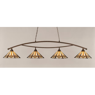 Go to store & view more images Loon Peak Essonnes 4-Light Metal Billiard Light