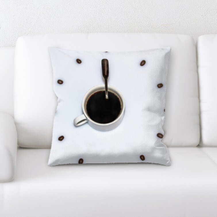 Coffee O' Clock Square Pillow