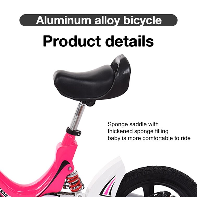 Details about   Kids Bike Training Wheels  For 3_6 Years Old 14/16 Inch Magnesium Alloy Bicycle