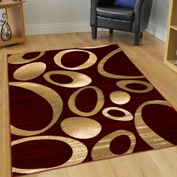 AllStar Rugs Burgundy Area Rug | Wayfair