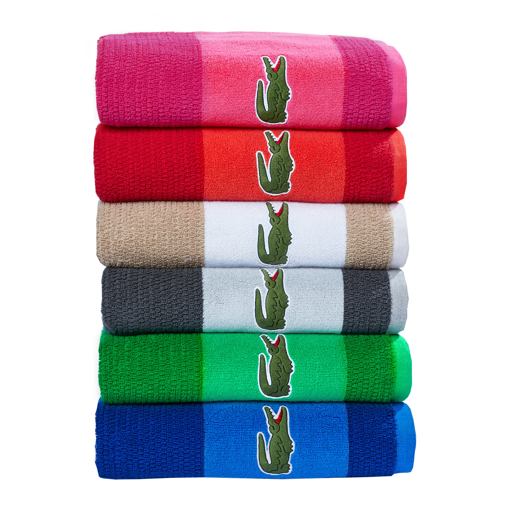 Lacoste Match 100 Cotton Bath Towel Reviews Wayfair