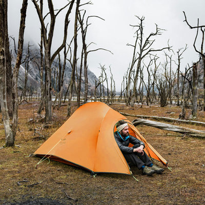 Backpacking Camping 3 Person Tent with Carry Bag Naturehike Color: Orange