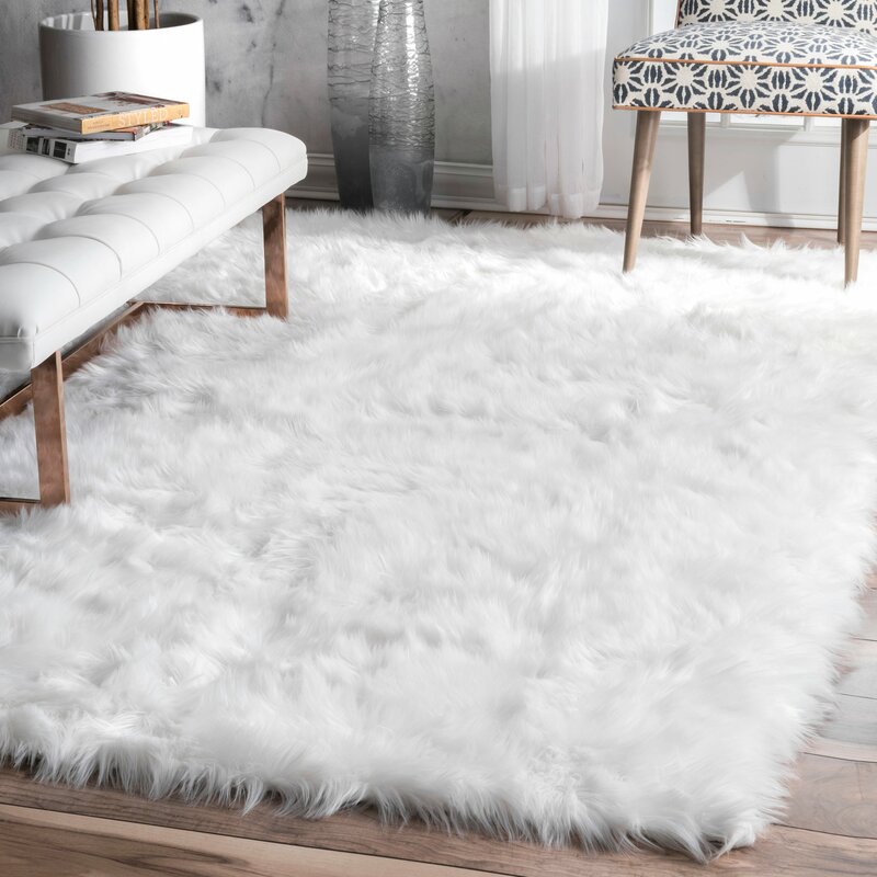 Mercer41 Walmer White Area Rug & Reviews | Wayfair