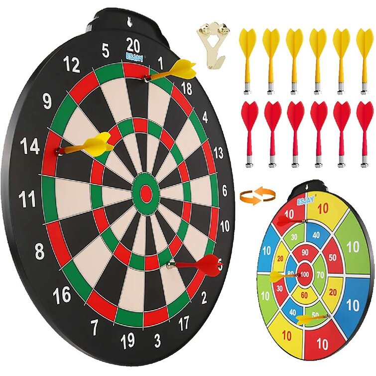 12 Pieces/Set Colorful Magnetic Darts Indoor Game Safety Replacement Darts 