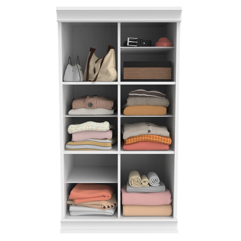 Closetmaid Modular Storage 21 38 W Divided Shelf Unit Reviews