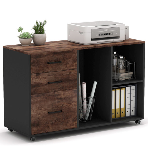 Millwood Pines 3 Drawer Wood File Cabinets For Letter Size ...