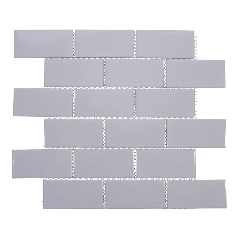 2 4 Beveled Subway Tile Tyres2c Giorbello 2 X 4 Porcelain Subway Tile In Light Gray Reviews
