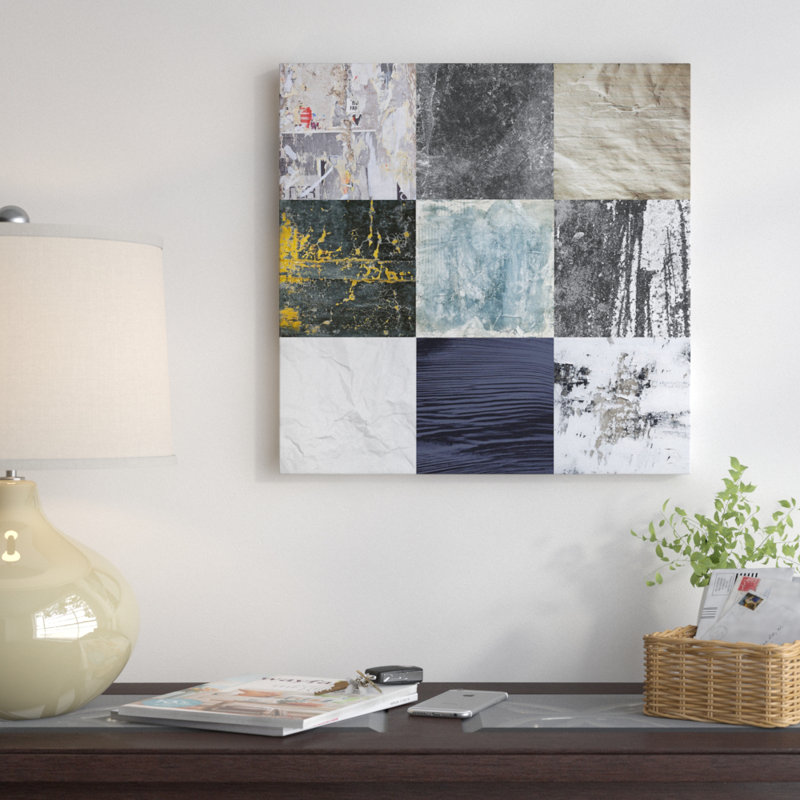 East Urban Home Decorative Tiles Series Blue Notes I Graphic