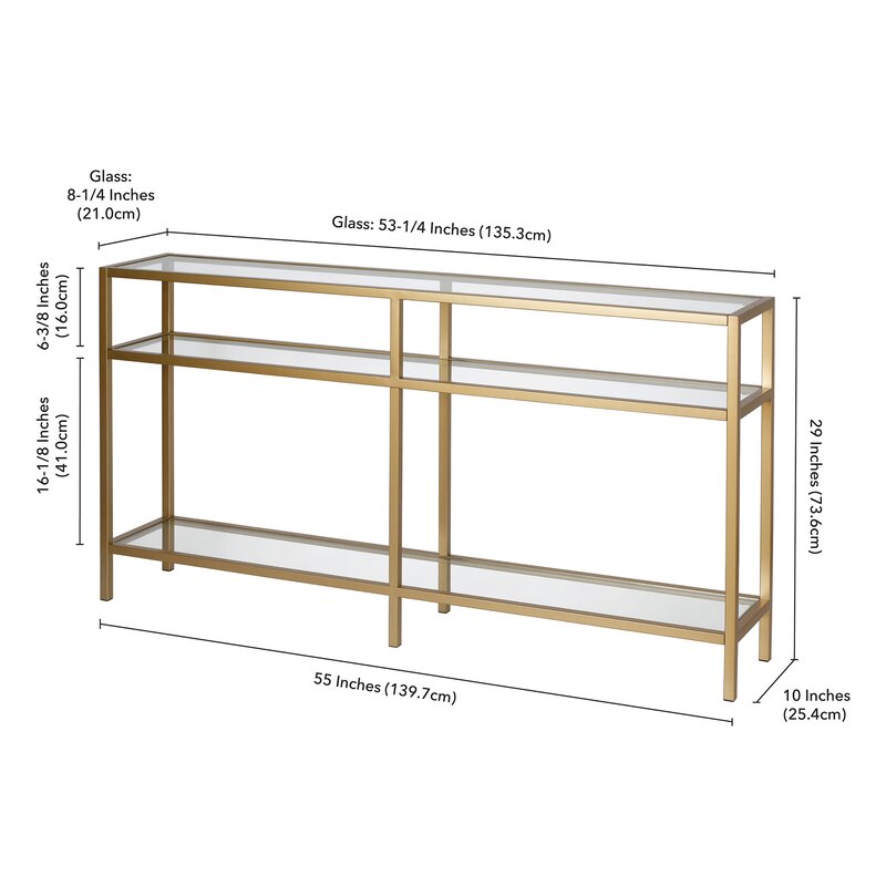 8 inch deep sofa table