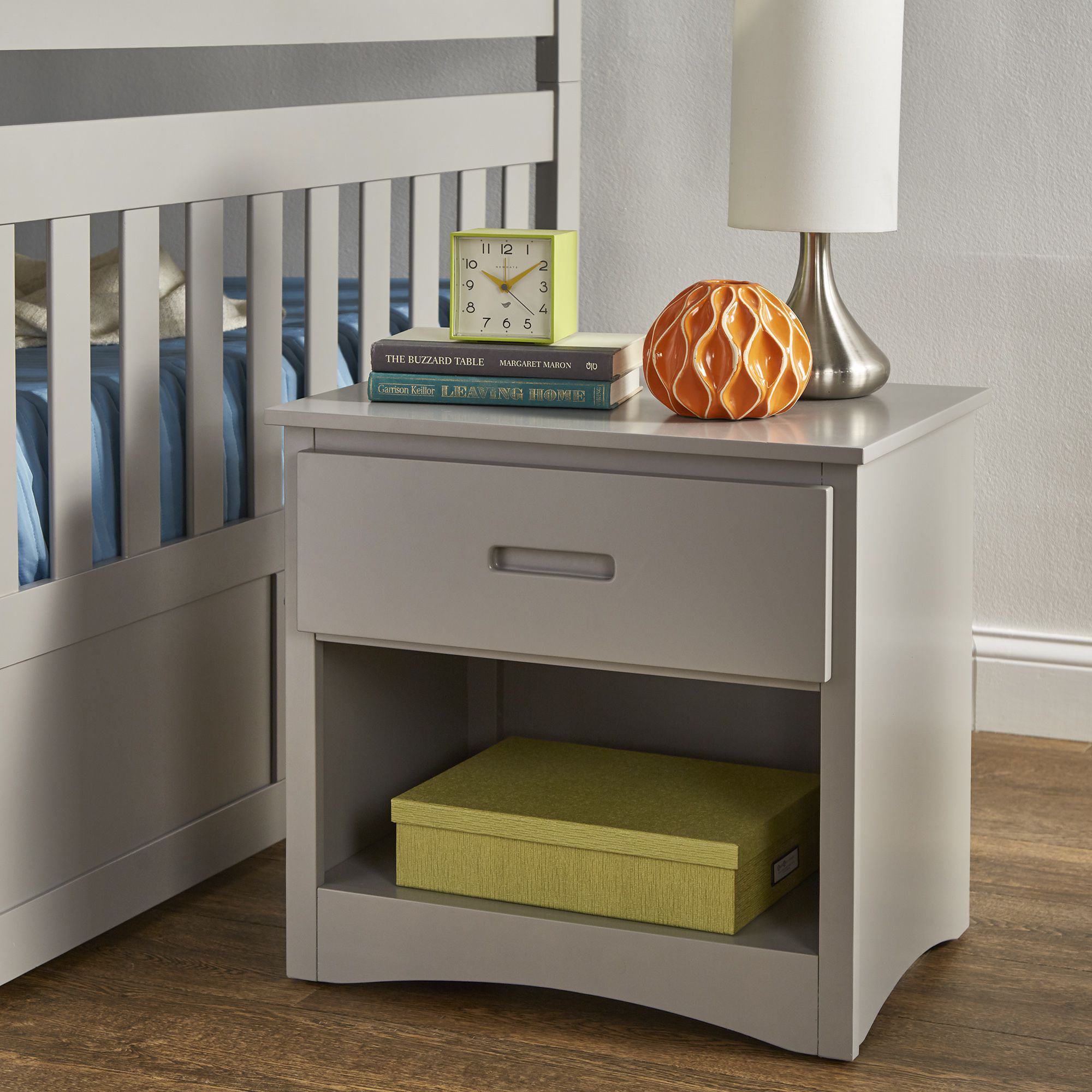 Harriet Bee Dewalt 1 Drawer Nightstand Wayfair