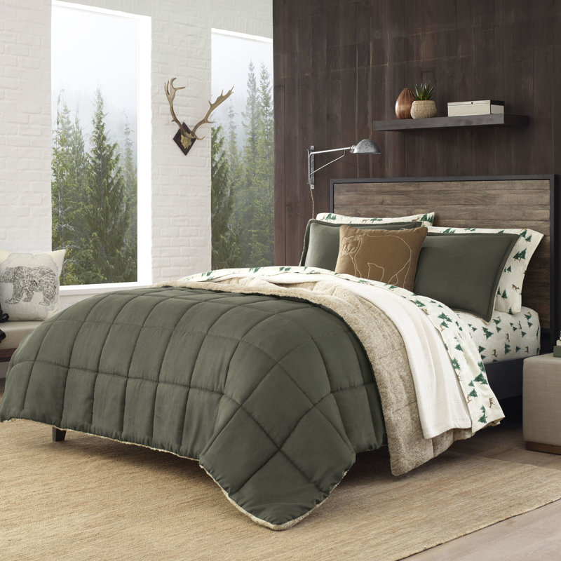 Eddie Bauer Sherwood Microsuede Reversible Comforter Set Reviews