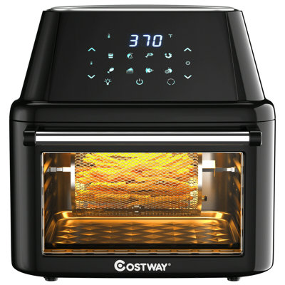 19 Qt Air Fryer Toaster Oven Setemi Color Black