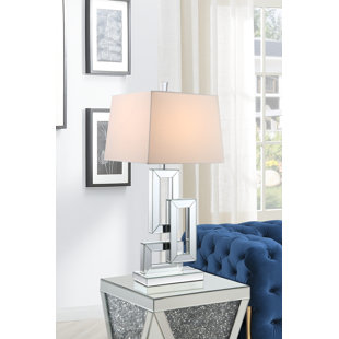 mirrored table lamp base