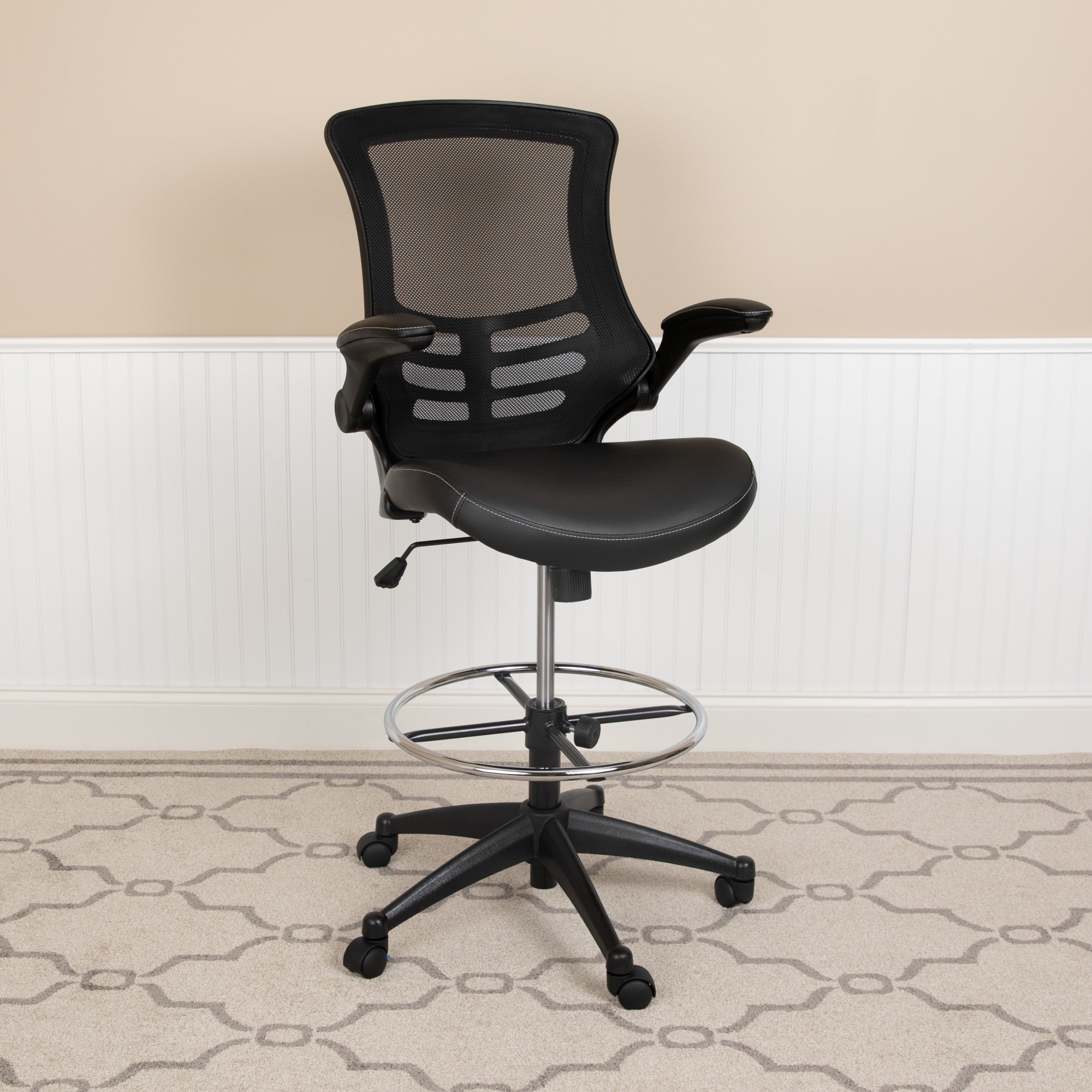 La mott ergonomic mesh drafting chair discount