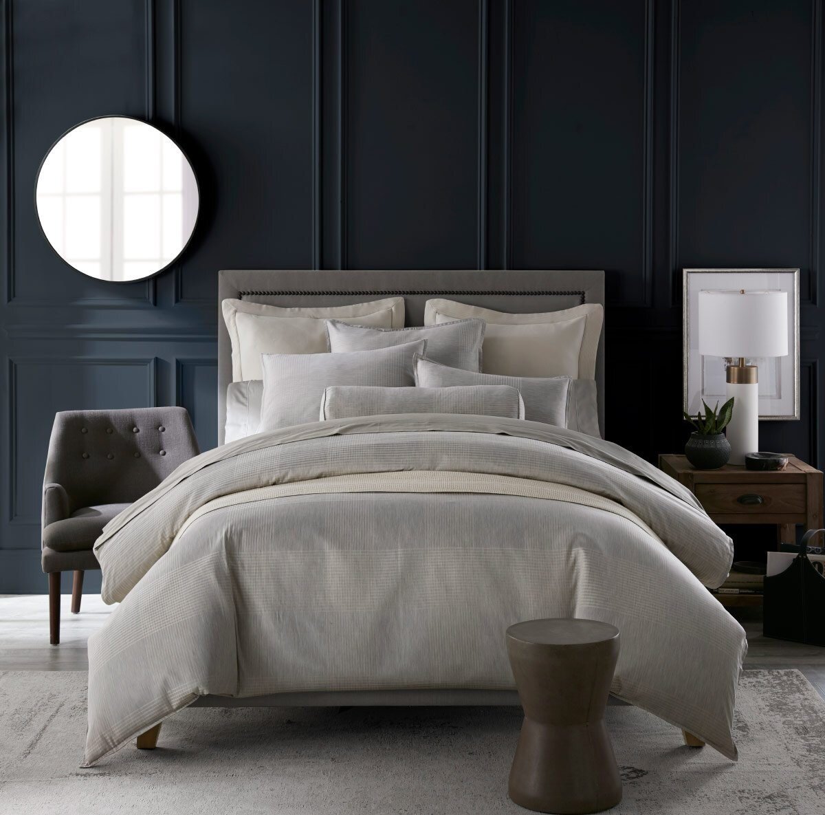 mineral blue duvet cover