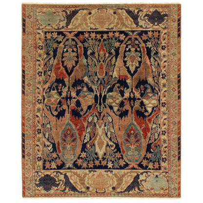 Solo Rugs Solo Rugs Clara Hand Woven Wool Area Rug Medium Blue 9 X 12 Perigold
