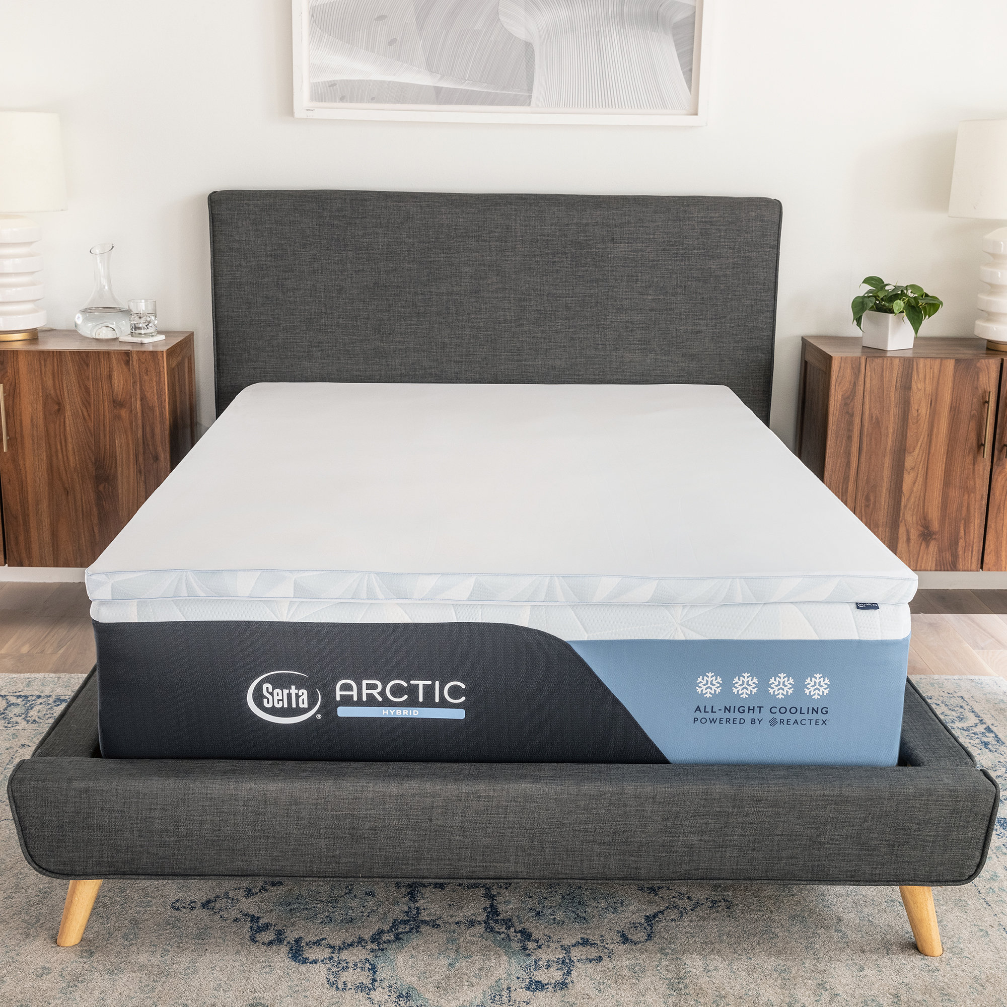 Serta Arctic Arctic 30x 2" Memory Foam Mattress Topper Wayfair
