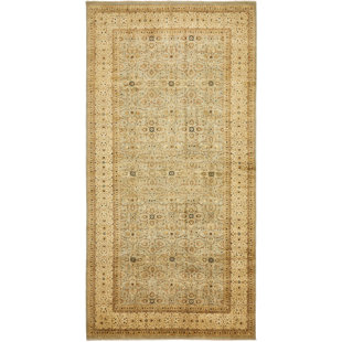 16 Foot Rug Runner Wayfair One Of A Kind Bronaugh Runner Hand Knotted 8 X 16 7 Wool Beige Area Rug