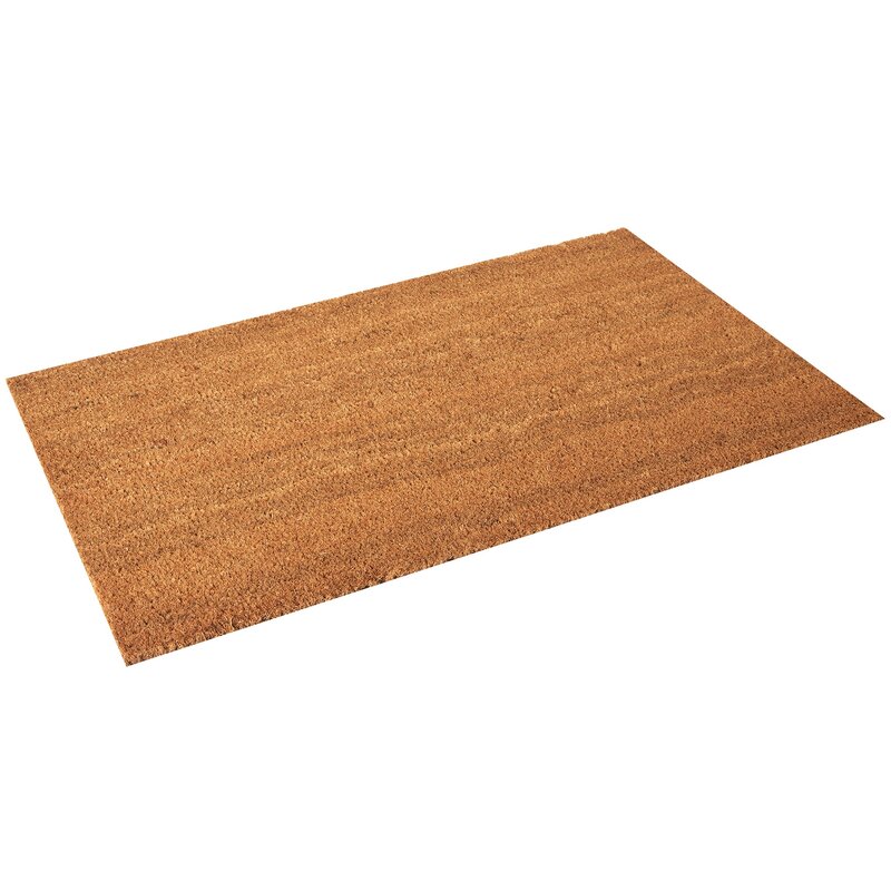 Natural Coir Coco 30 In X 18 In Non Slip Outdoor Door Mat